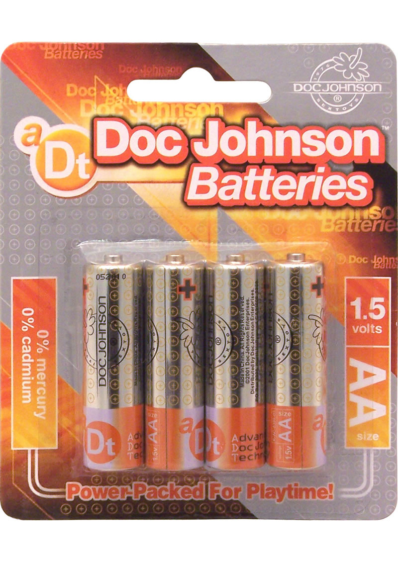 Doc Johnson Batteries AA 4 Pack