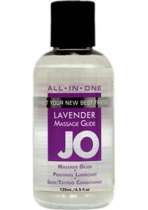 Jo Sensual Massage Oil All In One Lavender 4 Ounce