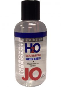 Jo H2O Warming Water Based Lubricant 4 Ounce
