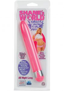 SHANES WORLD SORORITY PARTY VIBE ALL NIGHT LONG 6.5 INCH PINK