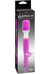 Mini Wanachi Silicone Massager Waterproof 8.25 Inch Purple
