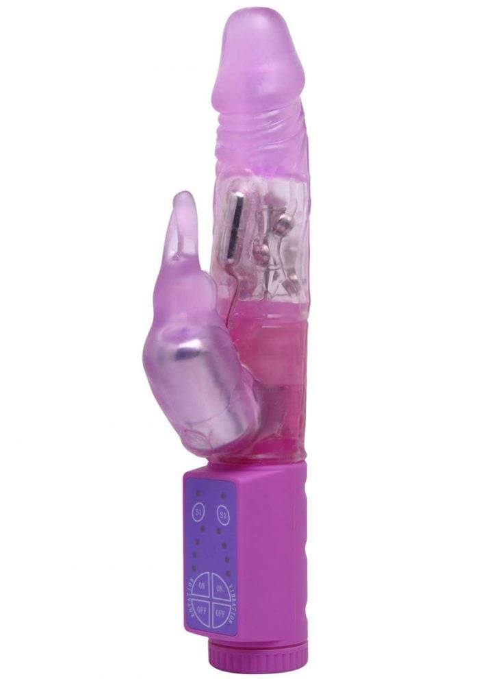 Rabbit Pearl Ultra Vibrator Waterproof 10.75 Inch Pink