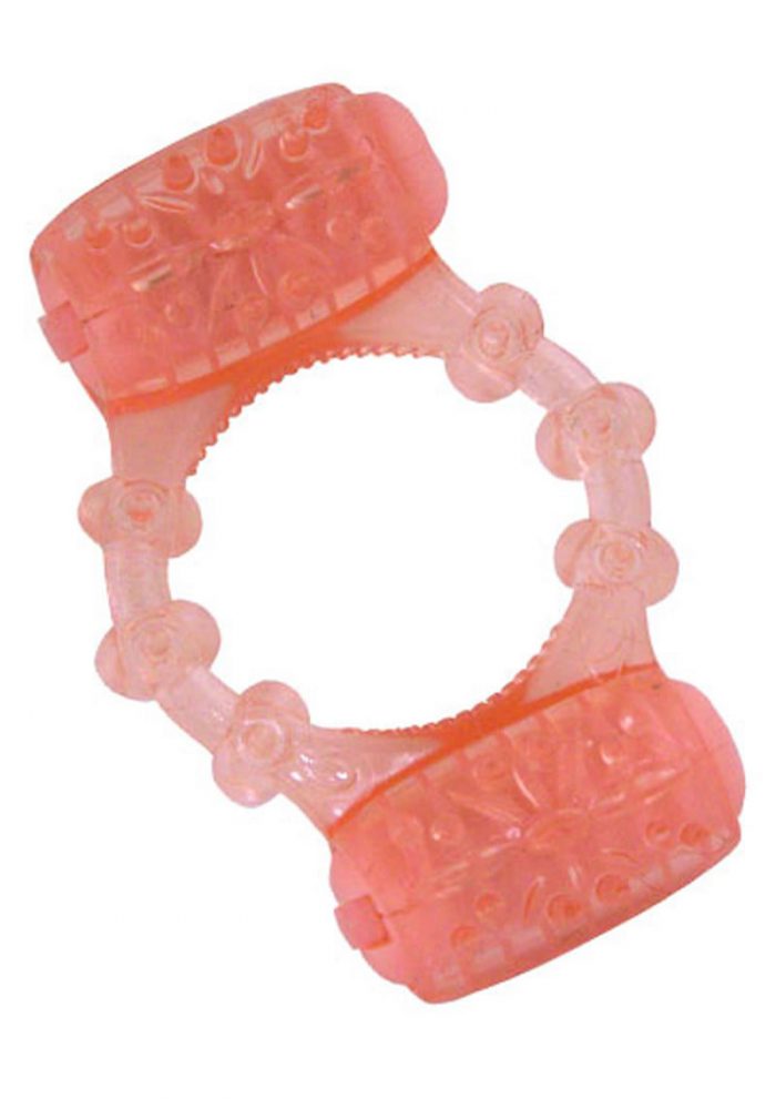 The Two O Double Pleasure Ring Silicone Cock Ring Flesh