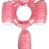 Humm Dinger Super Quad Vibrating Cock Ring Magenta