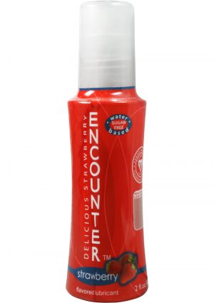 Delicious Encounter Flavored Lubricant Strawberry 2 Ounce