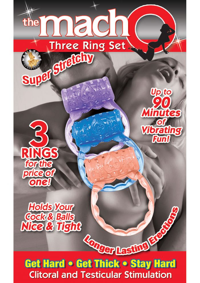 The Macho Three Ring Set Assorted Color