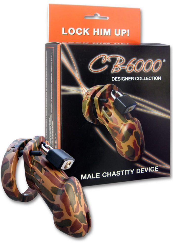 C B 6000 Designer Collection Male Chastity Device Camouflage Finish