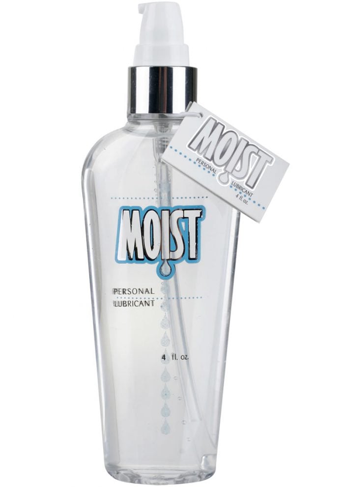 Moist Personal Water Based Lubricant 4 Ounce Pump