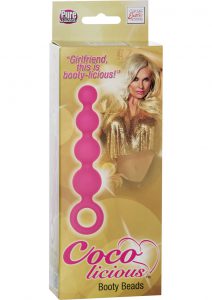 Coco Licious Silicone Booty Beads Pink 4.5 Inch