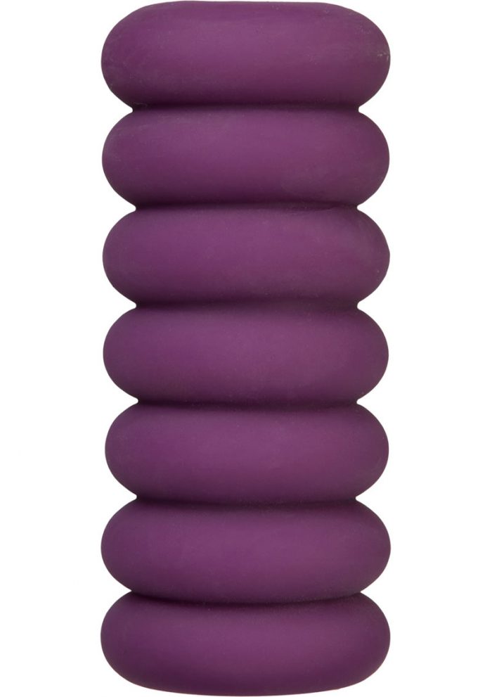 Mood Thrill Triple Texture Masturbator Purple