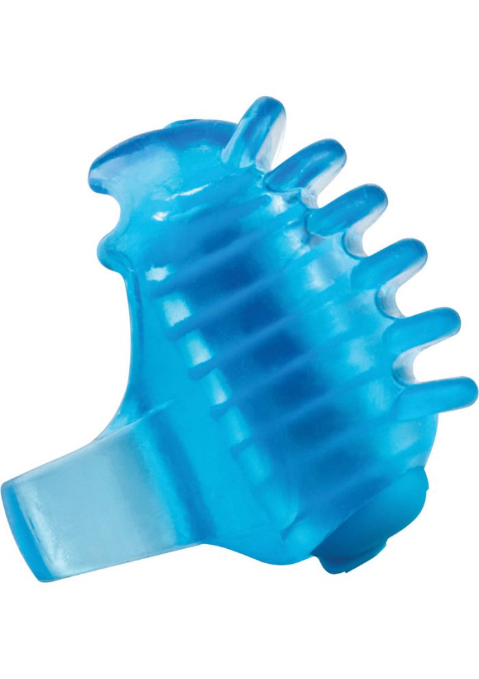 Screaming O Fing O Tips Silicone Finger Massagers Blue
