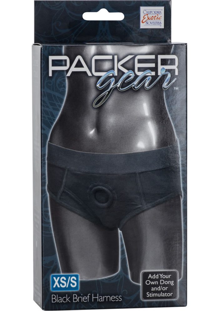 Packer Gear Brief Harness Black Xtra Small/Small