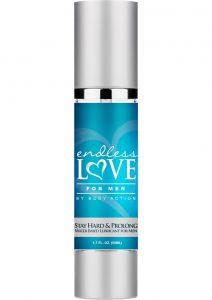 Endless Love For Men Stay Hard and Prolong Water Based Lubricant 1.7 Ounce