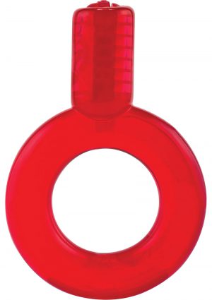 Go Vibe Ring Disposable Cockring Red