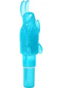 Shanes World Pocket Party Bunny Massager Waterproof Blue 3.75 Inch