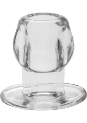 Perfect Fit Anal Tunnel Plug Clear Medium 6.3 Inch Circumference