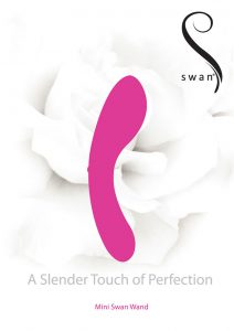 Mini Swan Wand Silicone Vibe Waterproof Pink