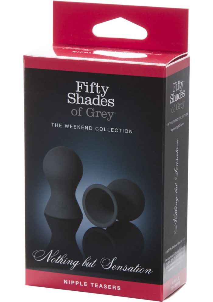 Fifty Shades Of Grey Nothing But Sensation Silicone Nipple Teasers Black