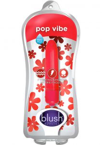 Vive Pop Vibe Mini Vibrator Waterproof Red 3 Inch