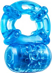Stay Hard Reusable 5 Function Cock Ring Blue