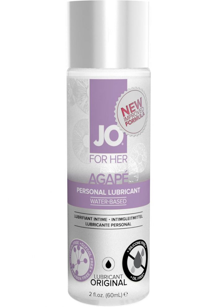 Jo For Her Agape Water Based Personal Lubricant 2 Ounce