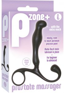 The 9 P Zone+ Prostate Massager Black