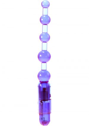 Kinx Anovibe Anal Beads Waterproof Purple 5 Inch