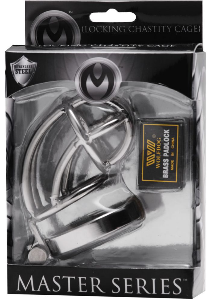 Master Series Captus locking Chastity Cage 4 Inches