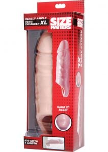 Size Matters Really Ample XL Penis Enhancer Flesh 6 Inch