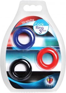 Trinity Vibes Stretchy Cock Ring 3 Pack