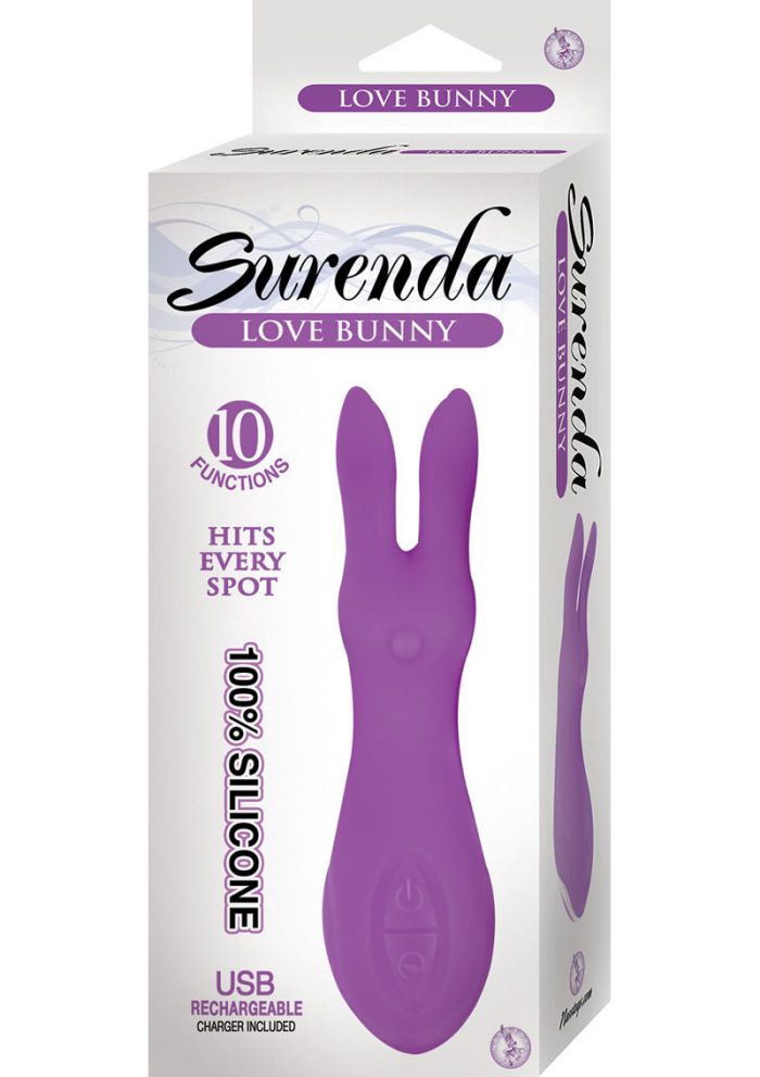 Surenda Silicone Love Bunny Waterproof Purple