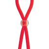 Ram Squeezer Cock Ring Adjustable Red
