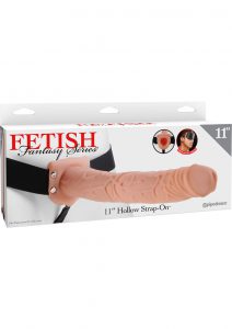 Fetish Fantasy Series Hollow Strap-On Flesh 11 Inch