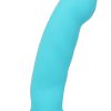 Luxe Cici Silicone Dildo Splashproof Blue 6.5 Inch
