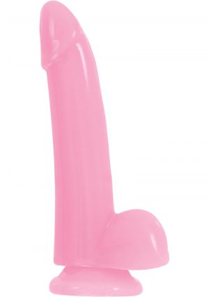 Firefly Smooth Glow In The Dark Dong Pink 5 Inch
