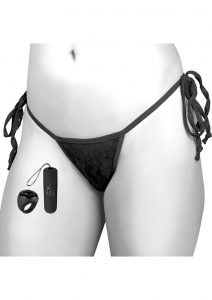 My Secret Vibrating Panty Set With Remote Control Ring Black