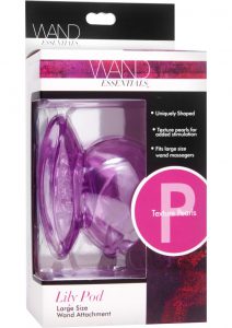 Wand Essentials Lily Pod Clitoral Wand Attachment Large Purple
