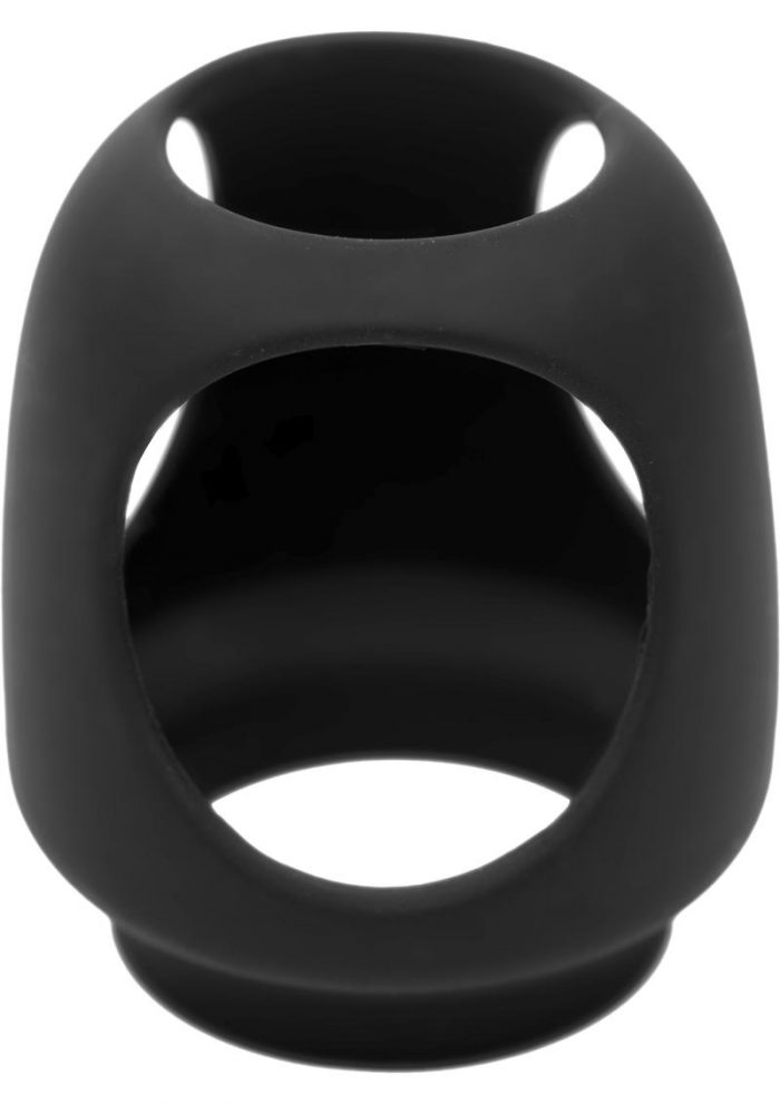 Wand Essentials Silicone Strap Cap Wand Attachment Black