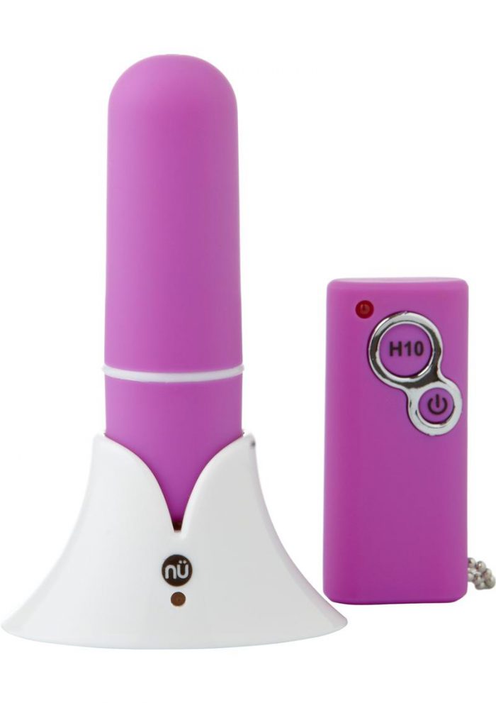 Nu Sensuelle Wireless Rechargeable Bullet With Remote Control Purple