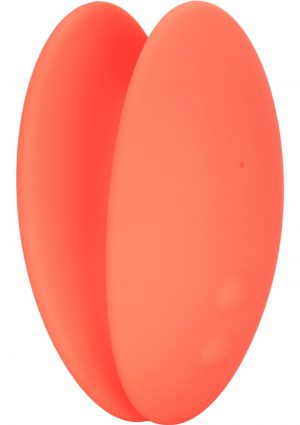 Mini Marvels Marvelous Silicone Rechargeable Massager Waterproof Orange 3 Inch