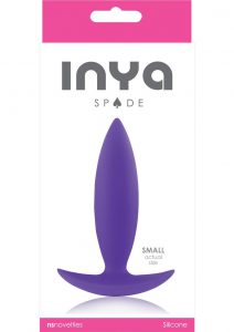 Inya Spade Silicone Anal Plug Small Purple