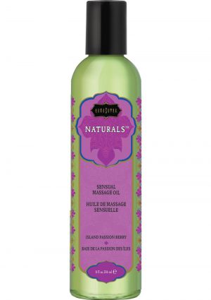 Naturals Sensual Massage Oil Island Passion Berry 8 Ounce