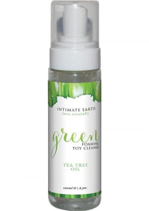 Intimate Earth Green Foaming Toy Cleaner Tea Tree Oil 6.3 Ounce