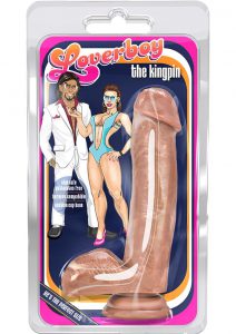 Loverboy The Kingpin Realistic Dildo Brown 7 Inch