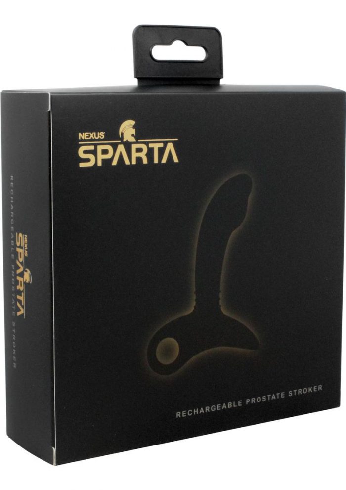 Nexus Sparta Rechargeable Prostate Stroker Silicone Probe Waterproof Black