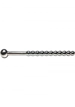 Rouge Beaded Urethral Sound With Stopper Stainless Steel
