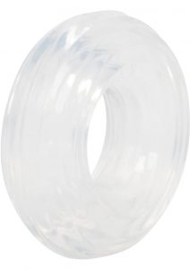 Premium Silicone Cock Ring Clear Medium