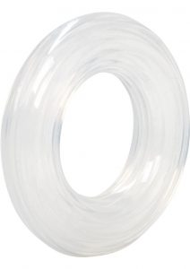 Premium Silicone Cock Ring Clear Extra Large