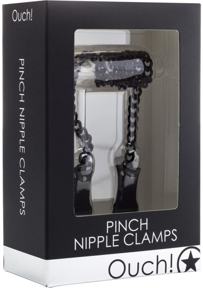 Ouch! Pinch Nipple Clamps Black