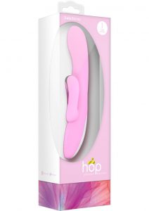 Hop Pleasure Bunnies Lola Bunny Silicone Waterproof Vibe Pink 7 Inch